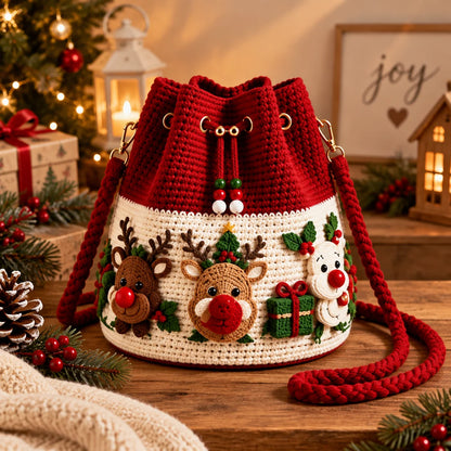 Christmas Crochet Bags